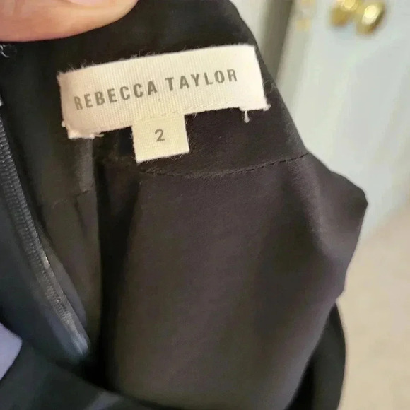 Rebecca Taylor Floral Haze Mock Neck Dress(2) - Picture 9 of 11